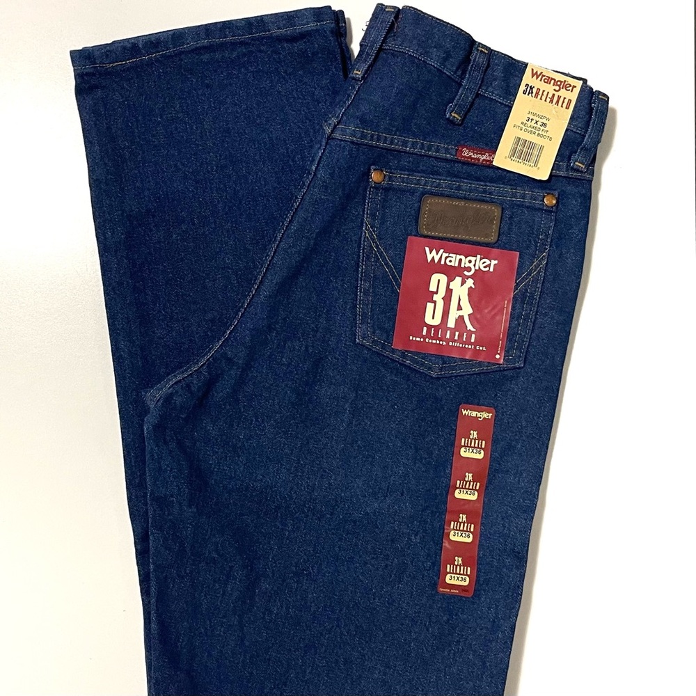 NWT Wrangler 3K Relaxed Jeans - Fits Over Boots - Various Sizes Available